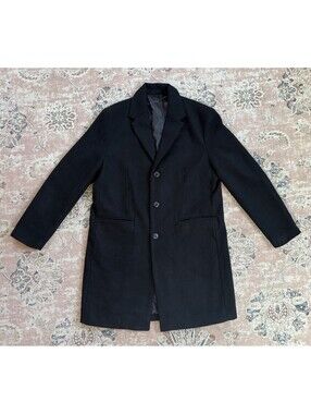 Men’s Slate & Stone Coat Size XL Polyester Wool Blend